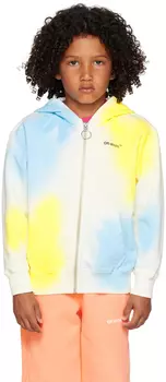 Off-White Детское худи в разноцветные пятнышки
