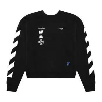 Off-White Diag Mariana De Silva Over Crewneck Черный