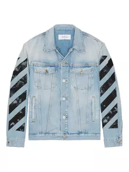 Off-White джинсовая куртка, синий