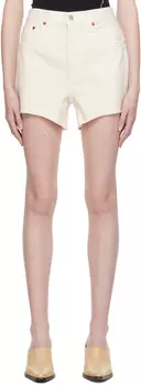 Off-White джинсовые шорты Re/Done с низкой посадкой в стиле 90-х