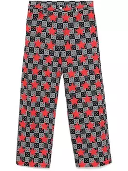 Off-White джинсы с логотипом Arrows, серый