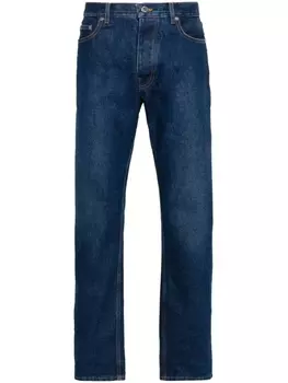 Off-White джинсы с заниженной талией и логотипом