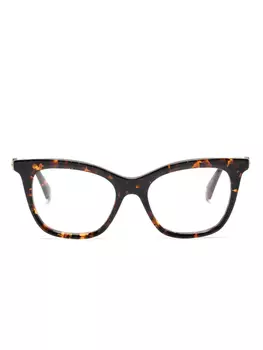 Off-White Eyewear очки с логотипом, коричневый