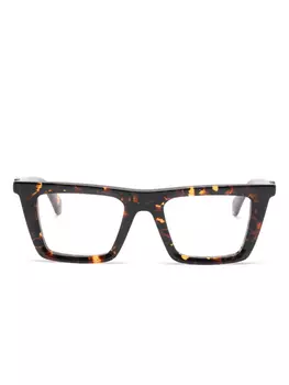 Off-White Eyewear очки в квадратной оправе, коричневый