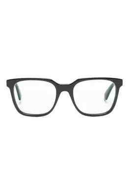 Off-White Eyewear очки в квадратной оправе с логотипом, черный