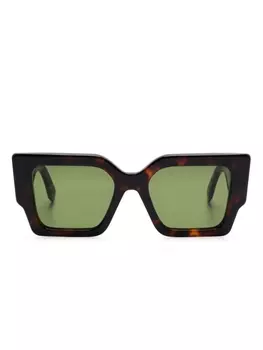 Off-White Eyewear солнцезащитные очки Catalina, коричневый
