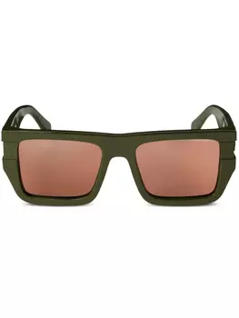 Off-White Eyewear солнцезащитные очки Chester, зеленый
