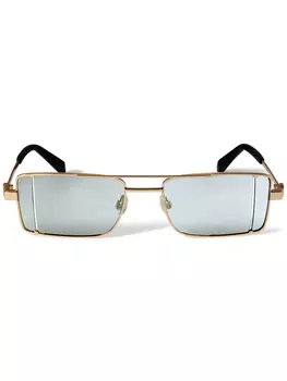 Off-White Eyewear солнцезащитные очки Cortez, золотой