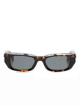 Off-White Eyewear солнцезащитные очки Fillmore в прямоугольной оправе, коричневый