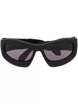 Off-White Eyewear солнцезащитные очки Katoka в квадратной оправе, черный