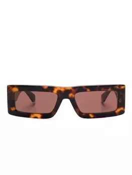 Off-White Eyewear солнцезащитные очки Laurel, коричневый