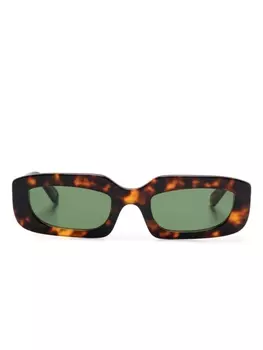 Off-White Eyewear солнцезащитные очки Renton, коричневый