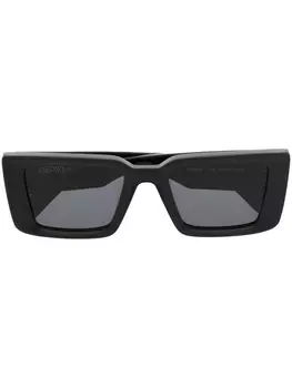 Off-White Eyewear солнцезащитные очки Savannah в прямоугольной оправе, черный