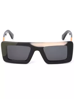 Off-White Eyewear солнцезащитные очки Seattle в квадратной оправе, черный