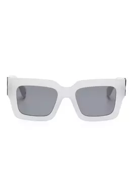 Off-White Eyewear солнцезащитные очки в квадратной оправе, серый