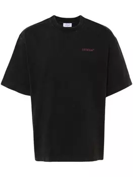 Off-White футболка Bacchus Skate, черный