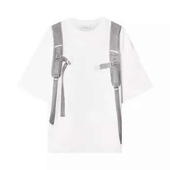 Off-White Футболка Backpack Skate с короткими рукавами, цвет Белый/Черный