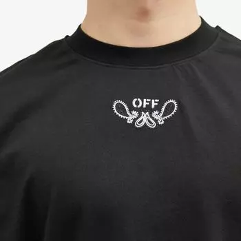 Off-White Футболка Bandana Arrow Skate, черный