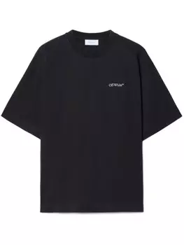 Off-White футболка Barber Arrow, черный