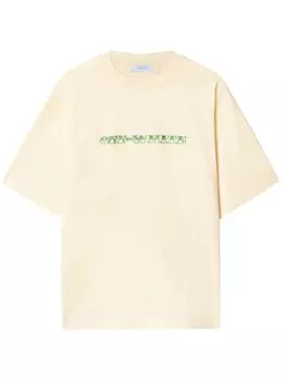 Off-White футболка Cash Arrow, нейтральный цвет
