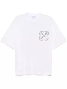 Off-White футболка «Дракон Скейт», белый