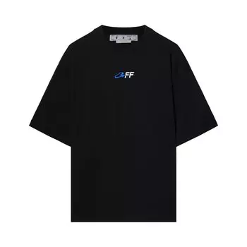 Off-White Футболка Exact Opp Over Skate с короткими рукавами, цвет Черный/Белый