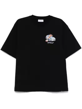 Off-White футболка Fresco Arrow Skate, черный