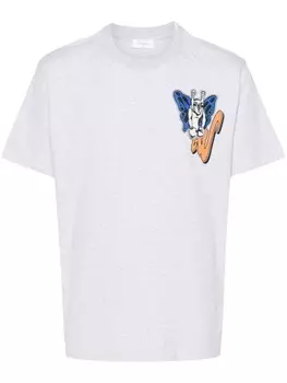 Off-White футболка Gang, серый