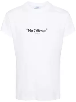 Off-White футболка из хлопка No Offence, белый