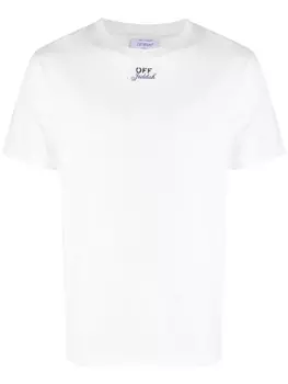 Off-White футболка Jeddah с логотипом, белый