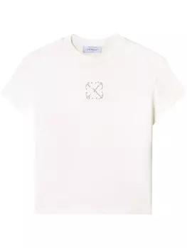 Off-White футболка Mini Arrow, белый