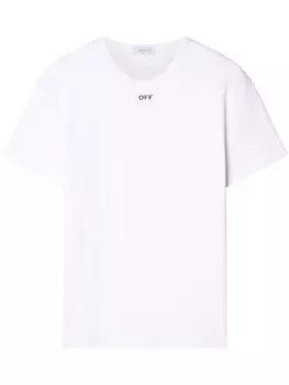Off-White футболка Off Stamp, белый