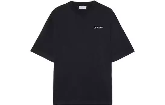 OFF-WHITE Футболка OFF WHITE FW23, стандартный крой, унисекс, черная