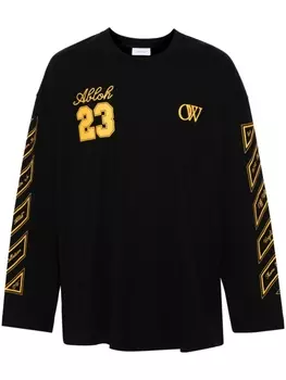 Off-White футболка с графичным принтом, черный