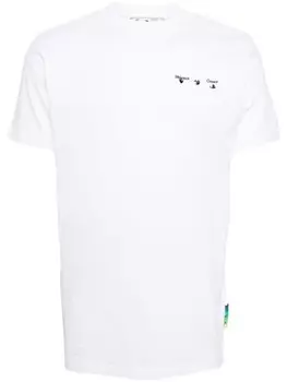 Off-White футболка с логотипом Arrows, белый