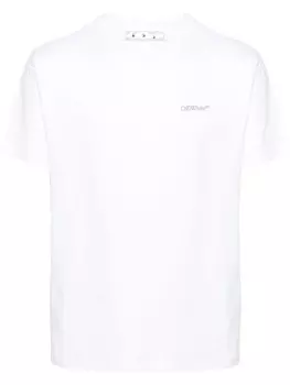 Off-White футболка с логотипом Arrows, белый