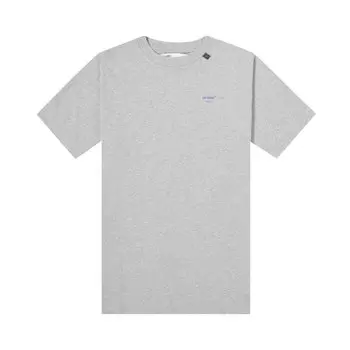 Off-White Футболка с логотипом Arrows, цвет Серый