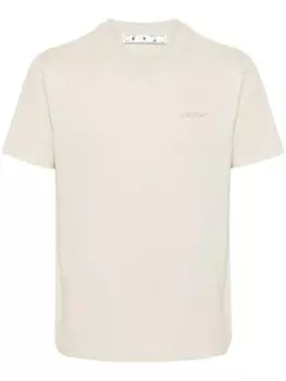 Off-White футболка с логотипом Arrows, серый