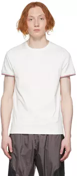 Off-White футболка с логотипом Moncler