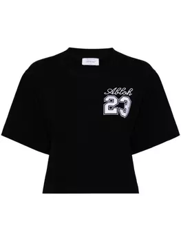 Off-White футболка с принтом 23, черный