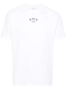Off-White футболка с принтом Bandana Arrow, белый