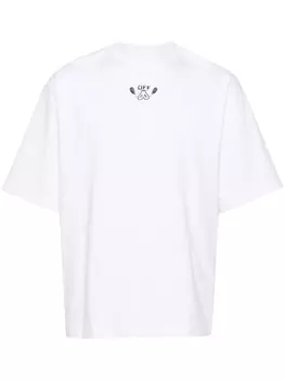 Off-White футболка с принтом Bandana Arrow, белый
