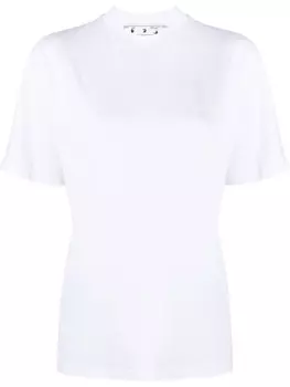 Off-White футболка с принтом Diag, белый