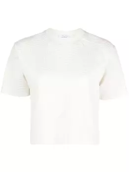 Off-White футболка с принтом, нейтральный цвет