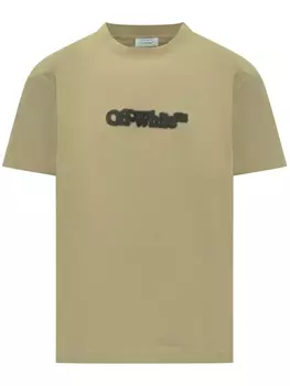 Off-White футболка с принтом Spray Arrow