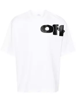 Off-White футболка Shared Logo, белый