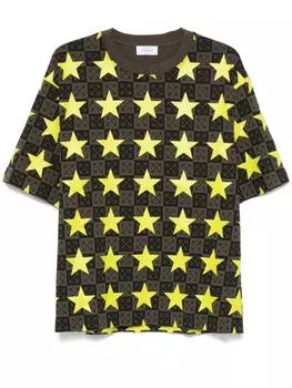 Off-White футболка Stars AO Skate, зеленый