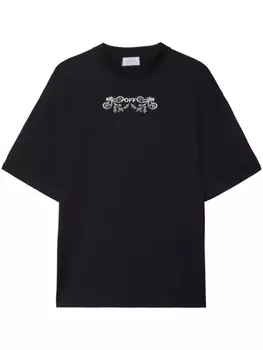 Off-White футболка Tattoo Bandana с принтом Arrow, черный