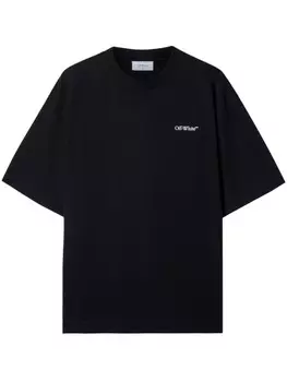 Off-White футболка Windy Arrow, черный