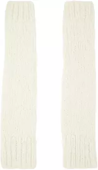 Off-White Грелки для рук в рубчик Gabriela Hearst